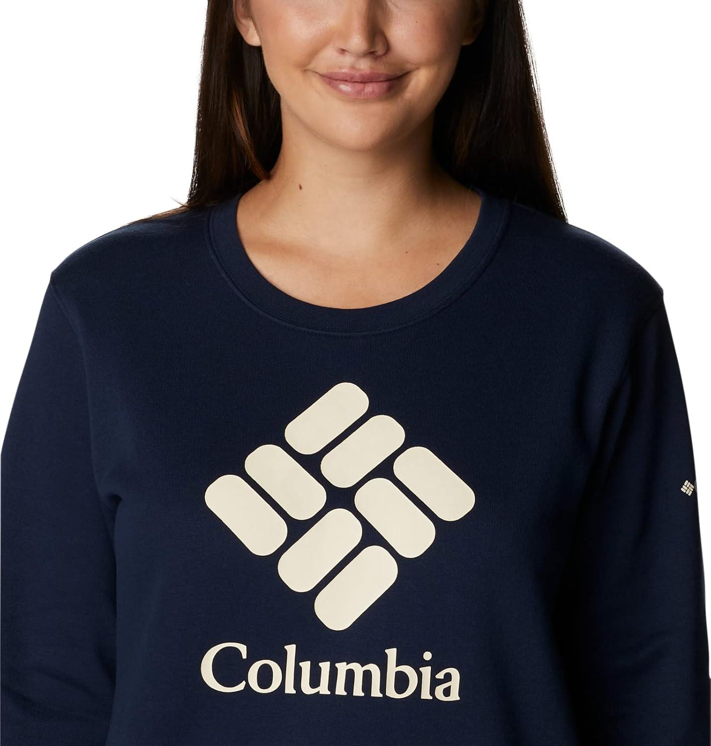 imageColumbia womens Columbia Trek Graphic CrewTrek Graphic CrewCollegiate NavyStacked Gem