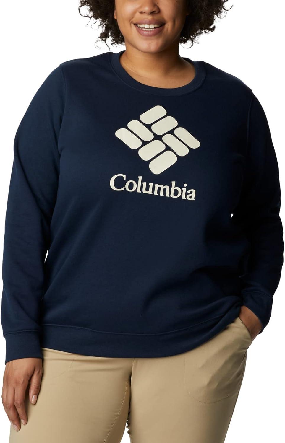 imageColumbia womens Columbia Trek Graphic CrewTrek Graphic CrewCollegiate NavyStacked Gem