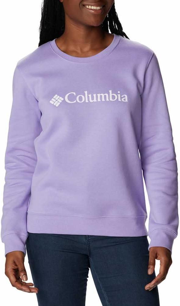 imageColumbia womens Columbia Trek Graphic CrewTrek Graphic CrewFrosted PurpleWhite Logo