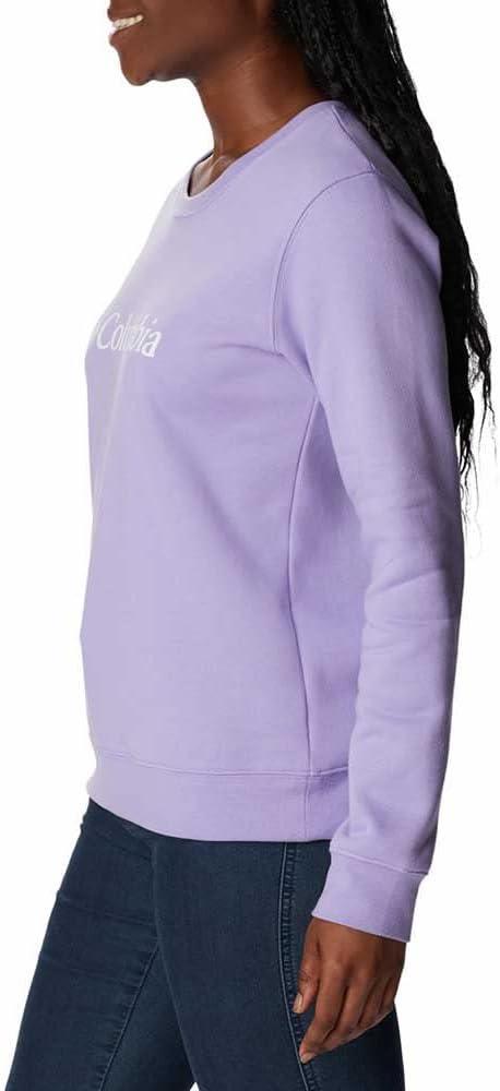 imageColumbia womens Columbia Trek Graphic CrewTrek Graphic CrewFrosted PurpleWhite Logo