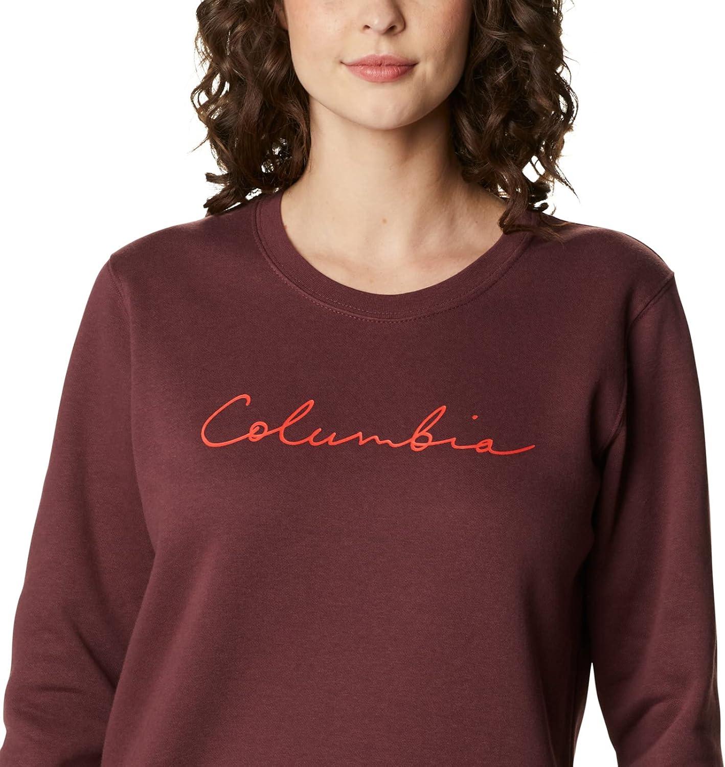 imageColumbia womens Columbia Trek Graphic CrewTrek Graphic CrewMalbecScript Logo