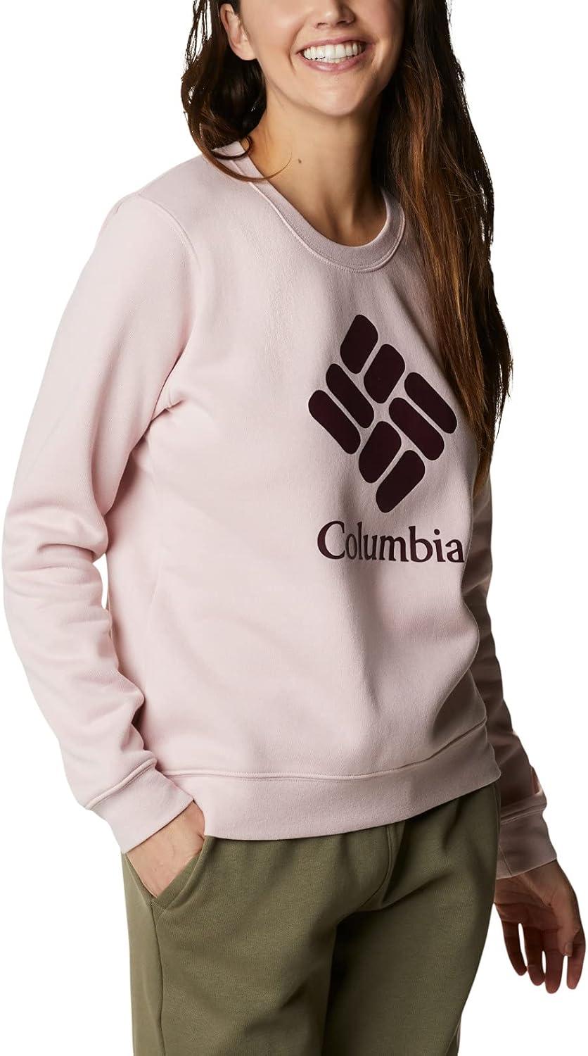 imageColumbia womens Columbia Trek Graphic CrewTrek Graphic CrewMineral PinkStacked Gem