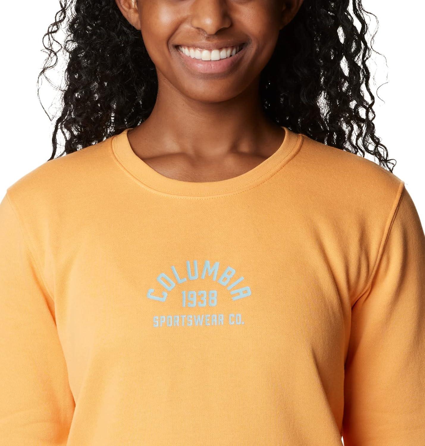 imageColumbia womens Columbia Trek Graphic CrewTrek Graphic CrewOrange