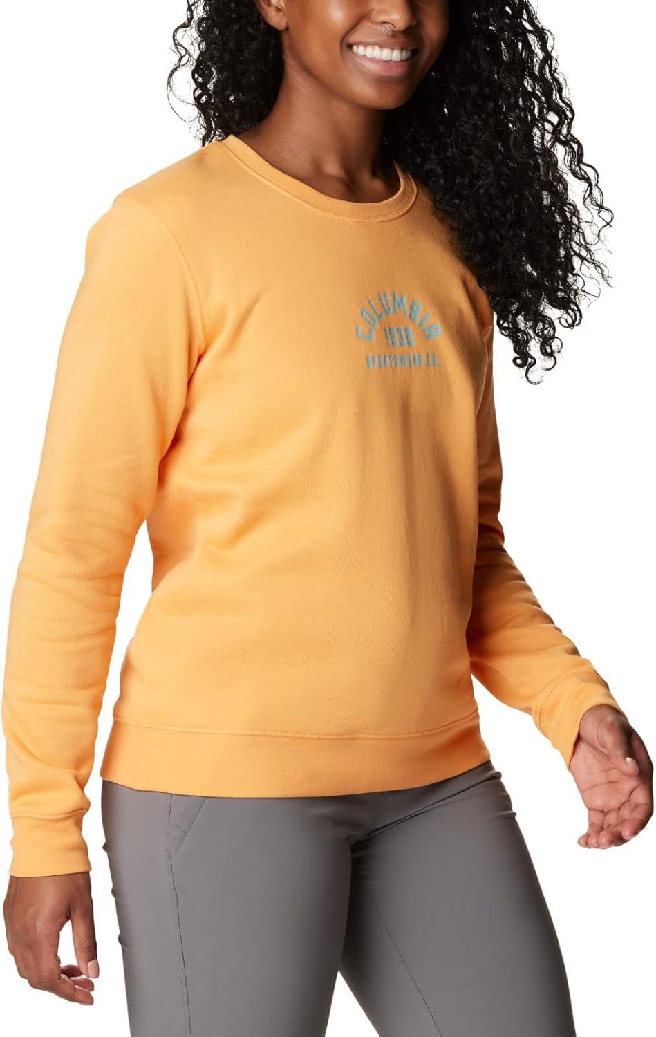 imageColumbia womens Columbia Trek Graphic CrewTrek Graphic CrewOrange