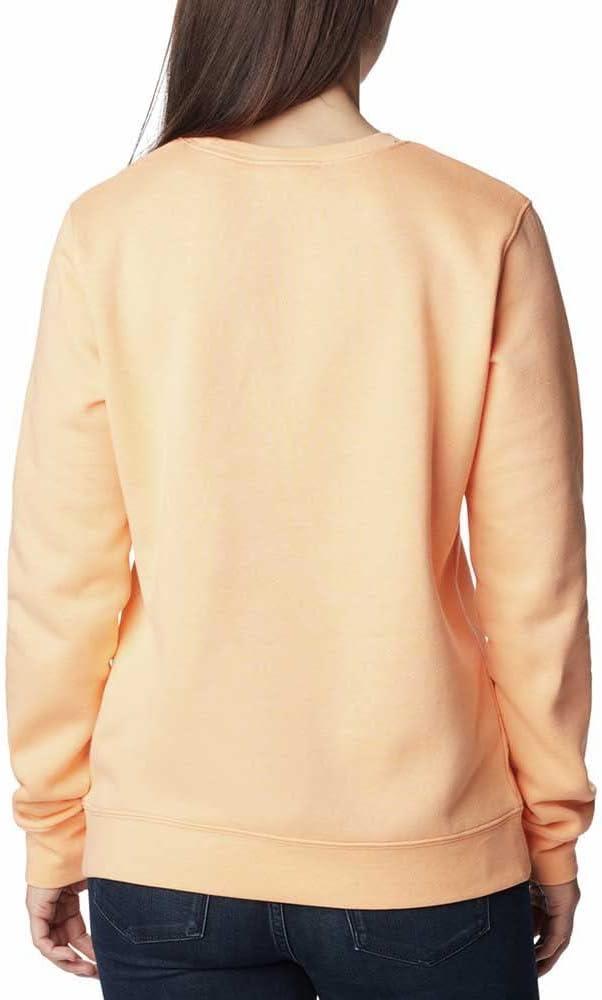 imageColumbia womens Columbia Trek Graphic CrewTrek Graphic CrewPeachWhite Logo