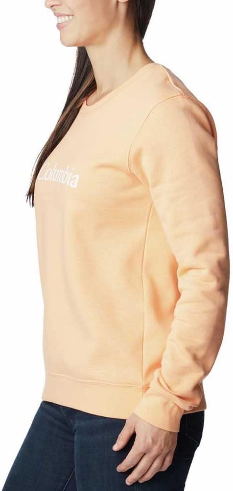 imageColumbia womens Columbia Trek Graphic CrewTrek Graphic CrewPeachWhite Logo