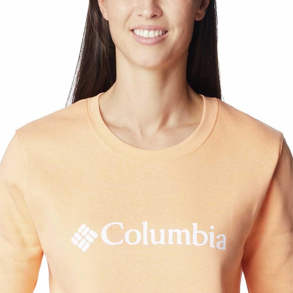 imageColumbia womens Columbia Trek Graphic CrewTrek Graphic CrewPeachWhite Logo
