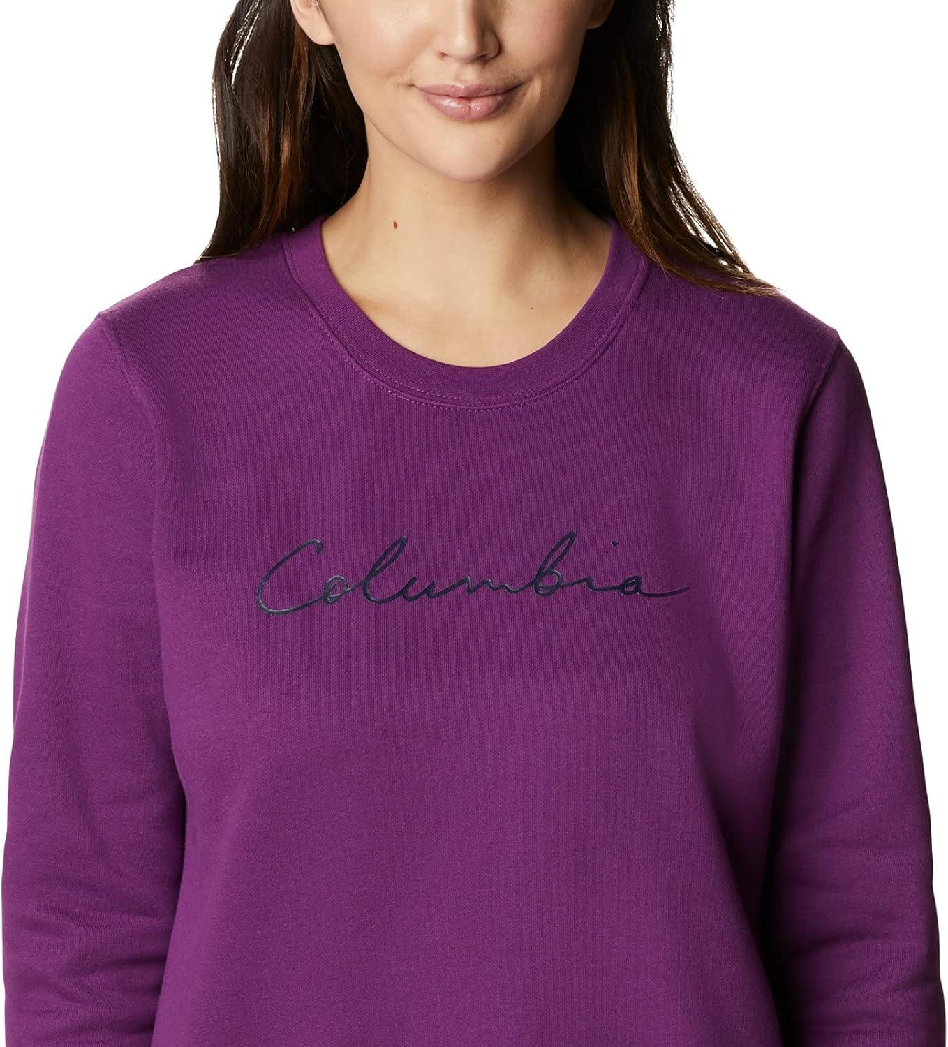 imageColumbia womens Columbia Trek Graphic CrewTrek Graphic CrewPlumScript Logo