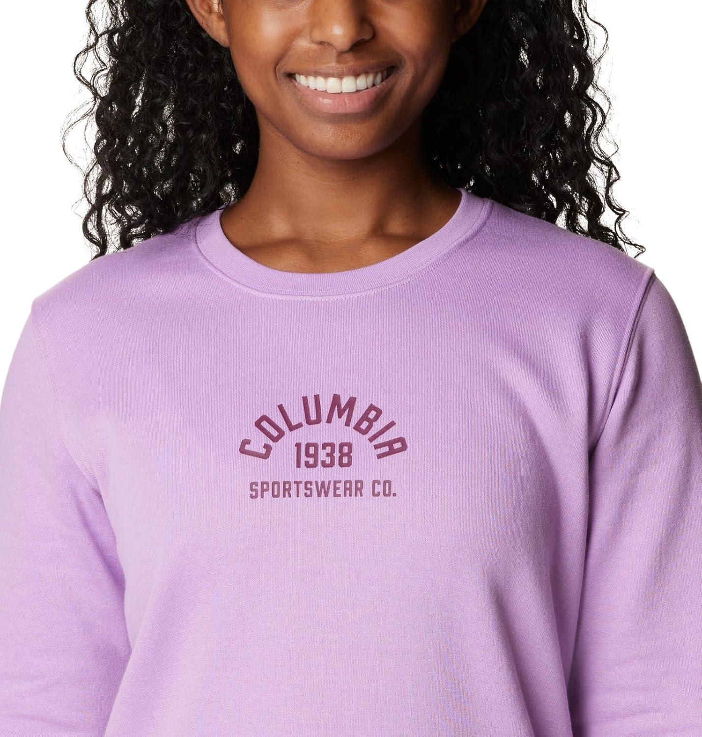 imageColumbia womens Columbia Trek Graphic CrewTrek Graphic CrewPurple