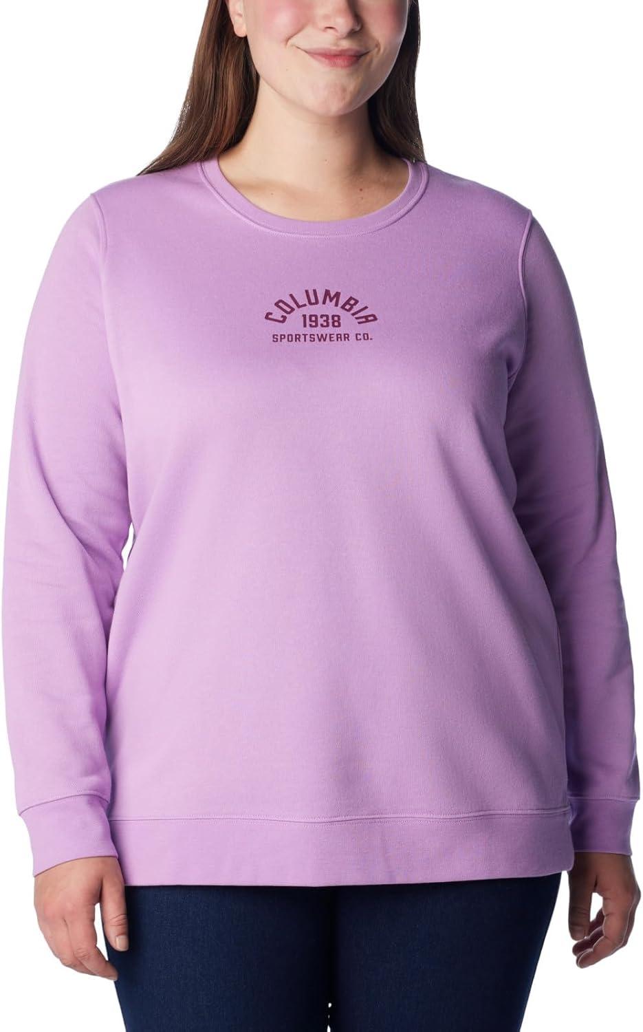 imageColumbia womens Columbia Trek Graphic CrewTrek Graphic CrewPurple