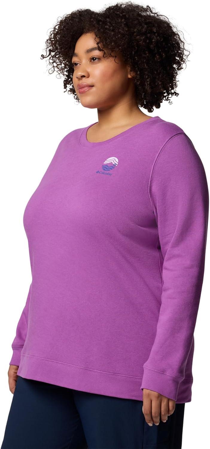 imageColumbia womens Columbia Trek Graphic CrewTrek Graphic CrewRazzleCircular Linescape