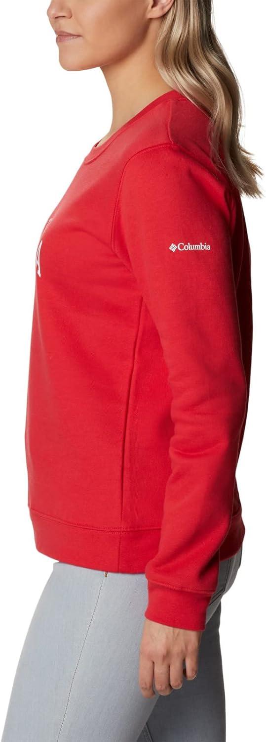 imageColumbia womens Columbia Trek Graphic CrewTrek Graphic CrewRed LilyCsc Collegiate