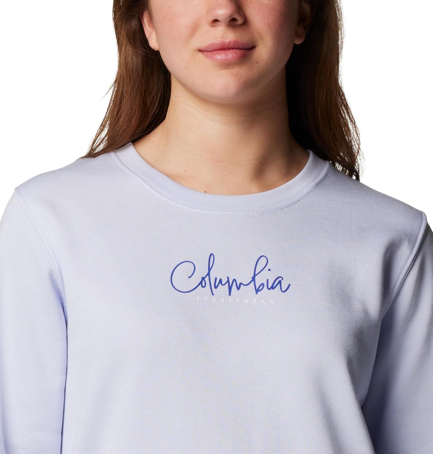 imageColumbia womens Columbia Trek Graphic CrewTrek Graphic CrewSnowdriftScript