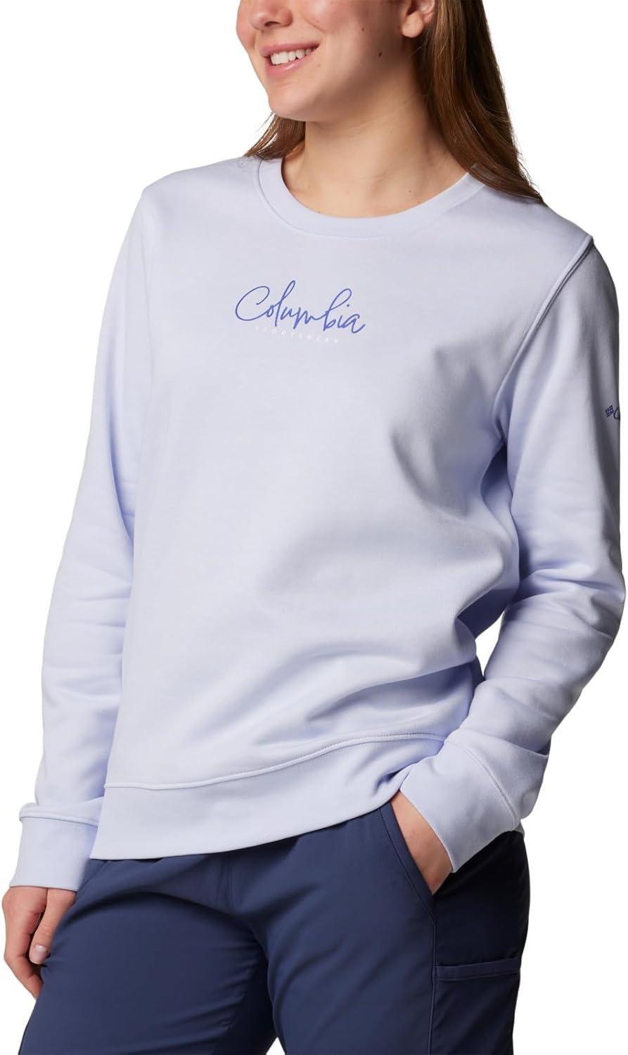 imageColumbia womens Columbia Trek Graphic CrewTrek Graphic CrewSnowdriftScript