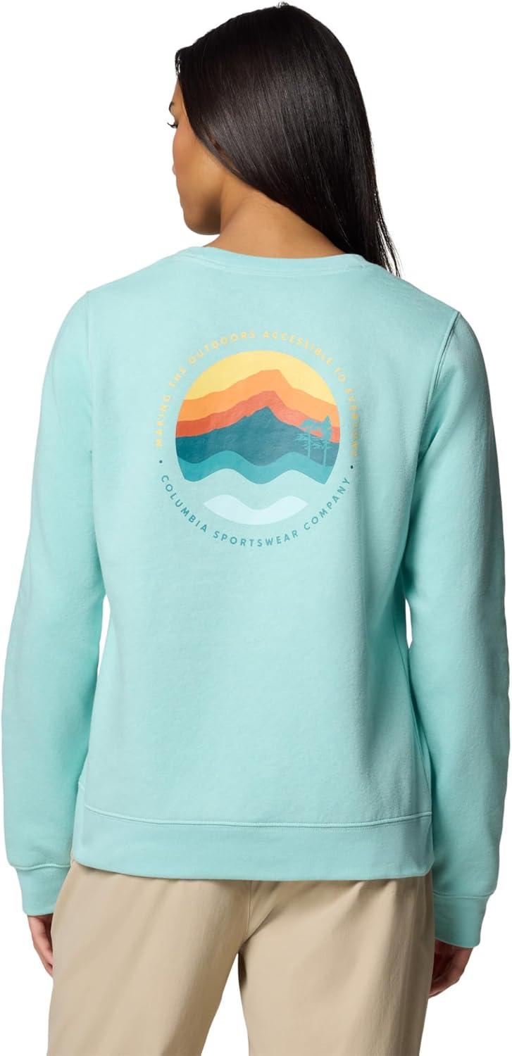 imageColumbia womens Columbia Trek Graphic CrewTrek Graphic CrewSprayCircular Linescape