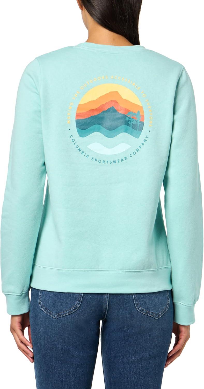 imageColumbia womens Columbia Trek Graphic CrewTrek Graphic CrewSprayCircular Linescape