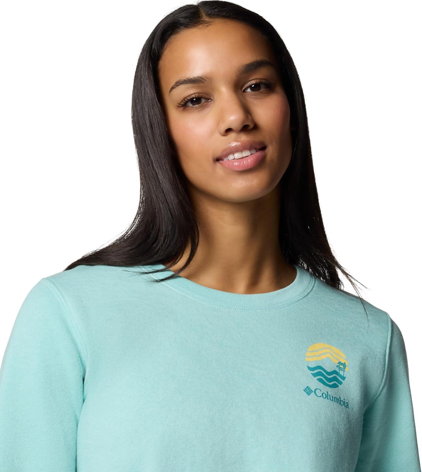 imageColumbia womens Columbia Trek Graphic CrewTrek Graphic CrewSprayCircular Linescape
