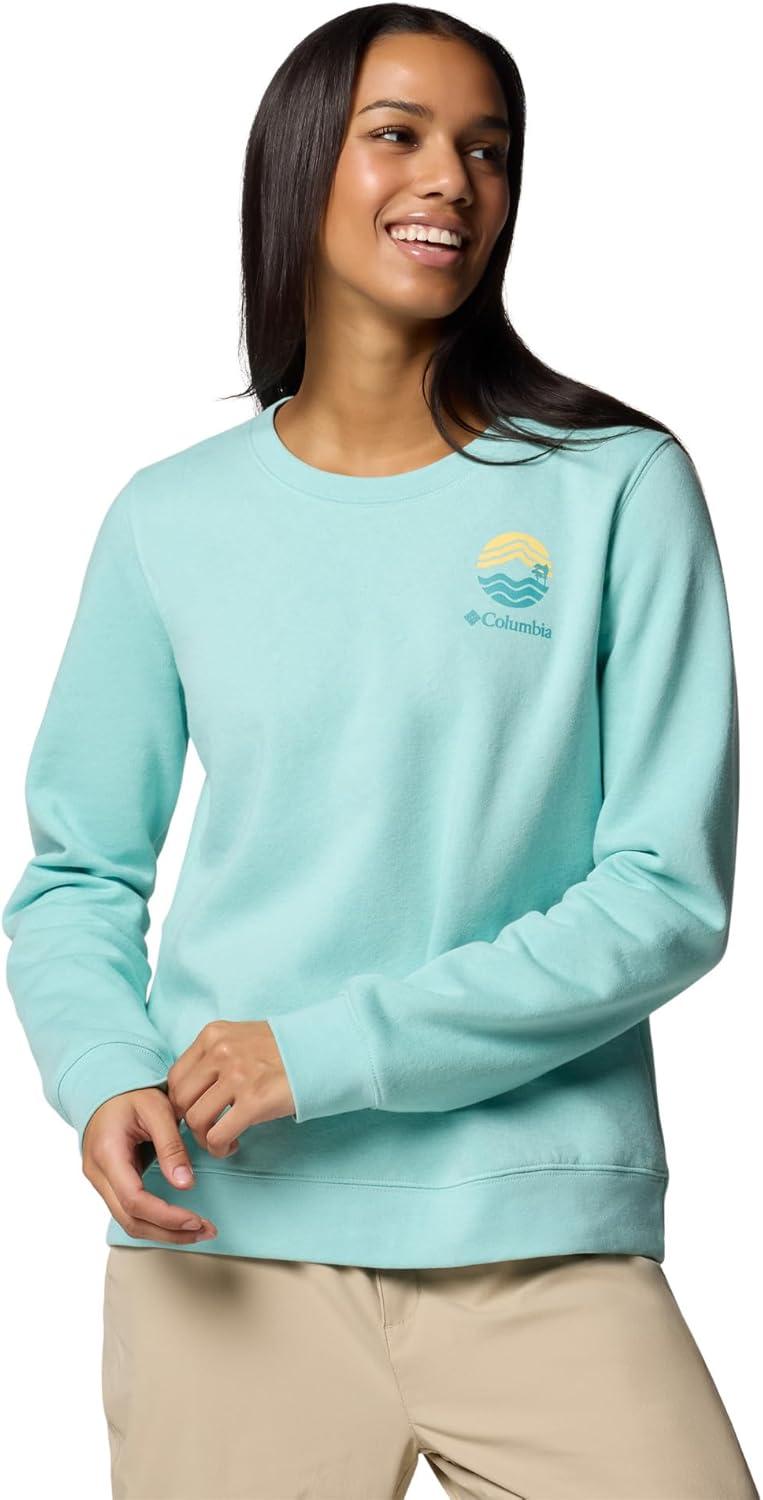 imageColumbia womens Columbia Trek Graphic CrewTrek Graphic CrewSprayCircular Linescape