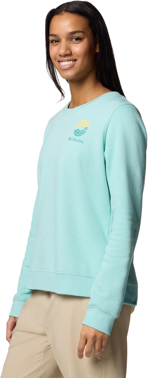 imageColumbia womens Columbia Trek Graphic CrewTrek Graphic CrewSprayCircular Linescape