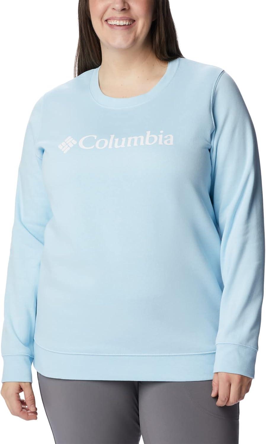 imageColumbia womens Columbia Trek Graphic CrewTrek Graphic CrewSpring BlueWhite Logo