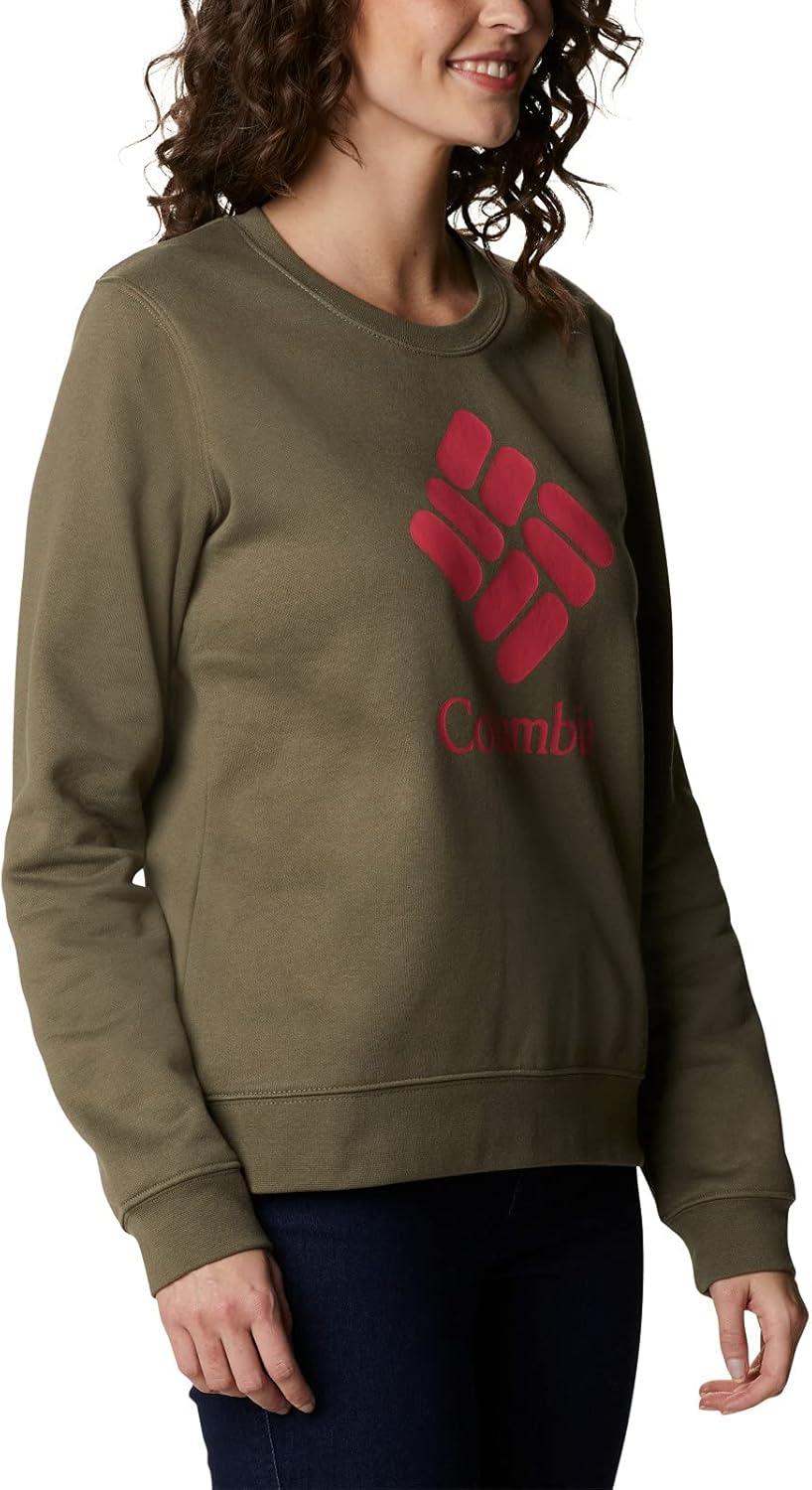 imageColumbia womens Columbia Trek Graphic CrewTrek Graphic CrewStone GreenStacked Gem