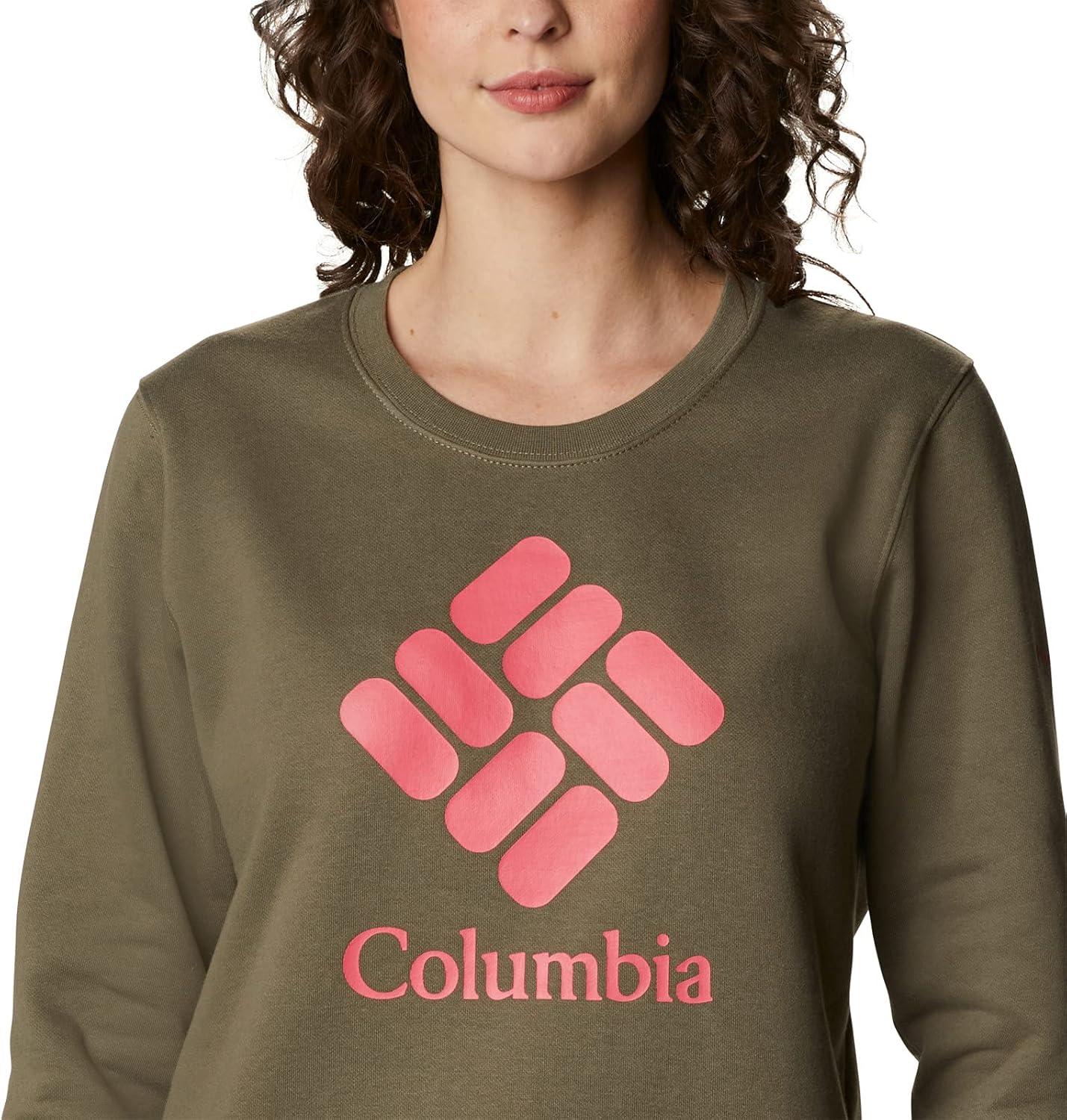 imageColumbia womens Columbia Trek Graphic CrewTrek Graphic CrewStone GreenStacked Gem