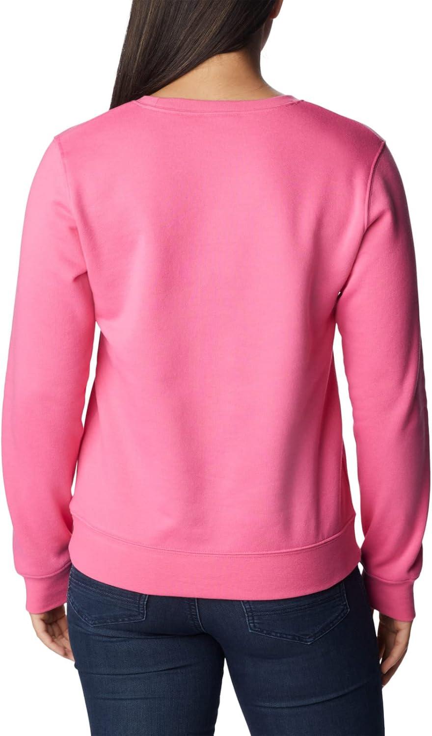 imageColumbia womens Columbia Trek Graphic CrewTrek Graphic CrewWild GeraniumWhite Logo