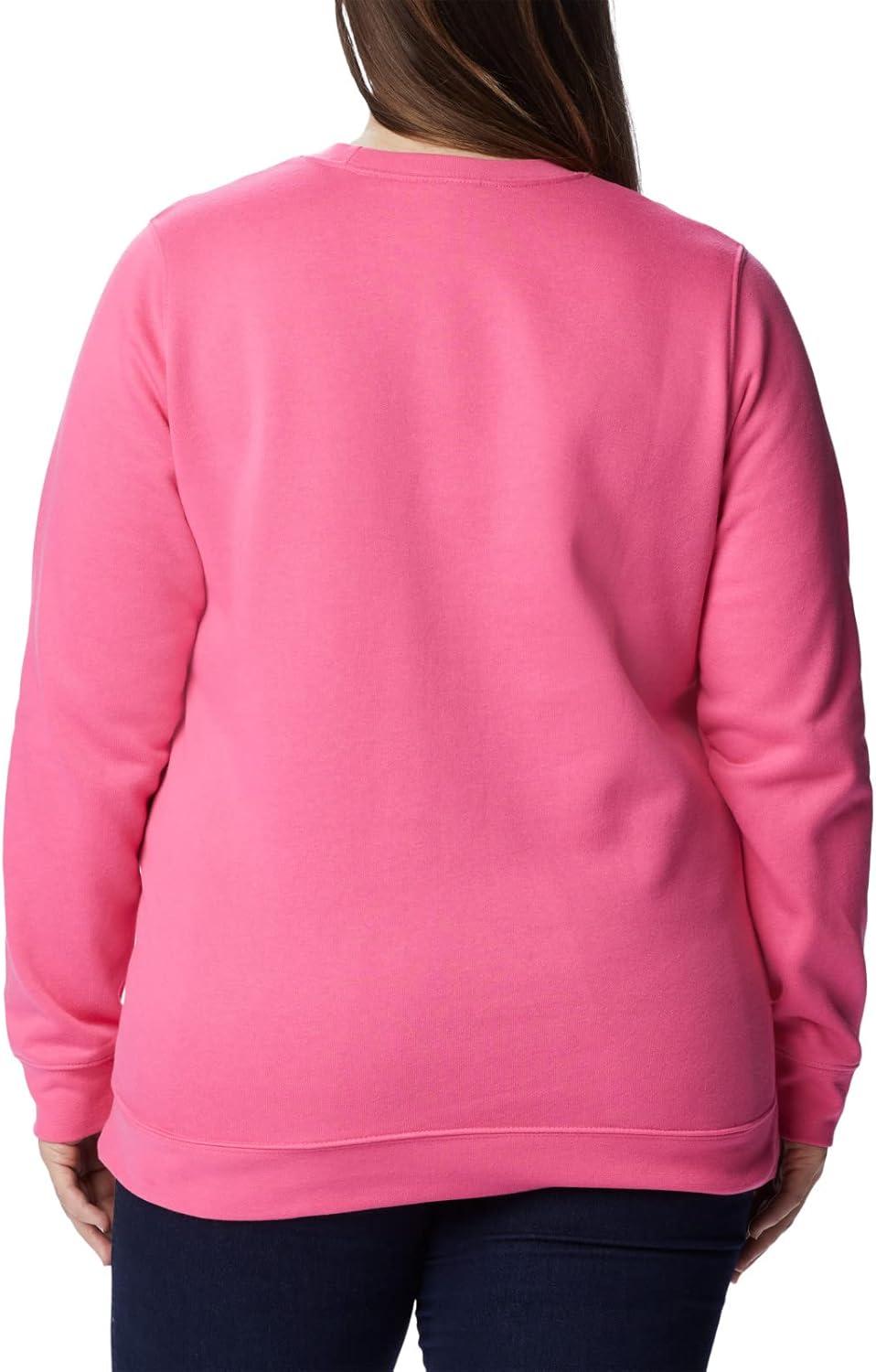 imageColumbia womens Columbia Trek Graphic CrewTrek Graphic CrewWild GeraniumWhite Logo