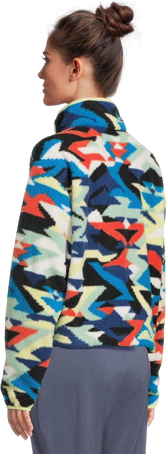 imageColumbia womens Helvetia Ii Printed Cropped Half SnapCompass Blue ReflectionsCompass Blue
