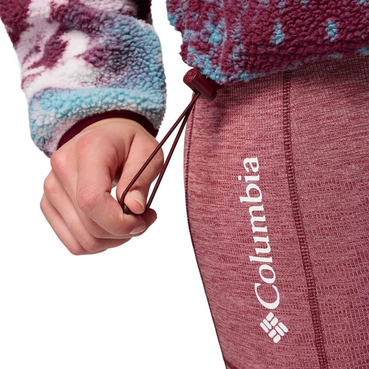 imageColumbia womens Helvetia Ii Printed Cropped Half SnapRich Wine SistersRich Wine