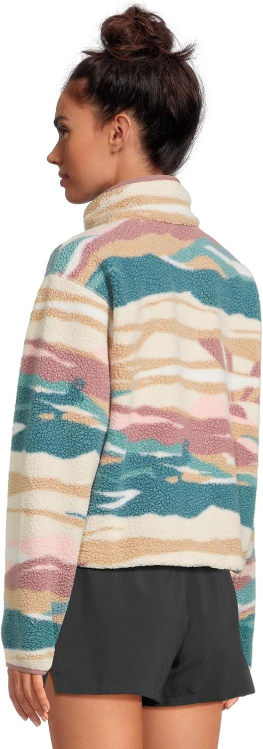 imageColumbia womens Helvetia Ii Printed Cropped Half SnapRiver Blue Rogue Valley