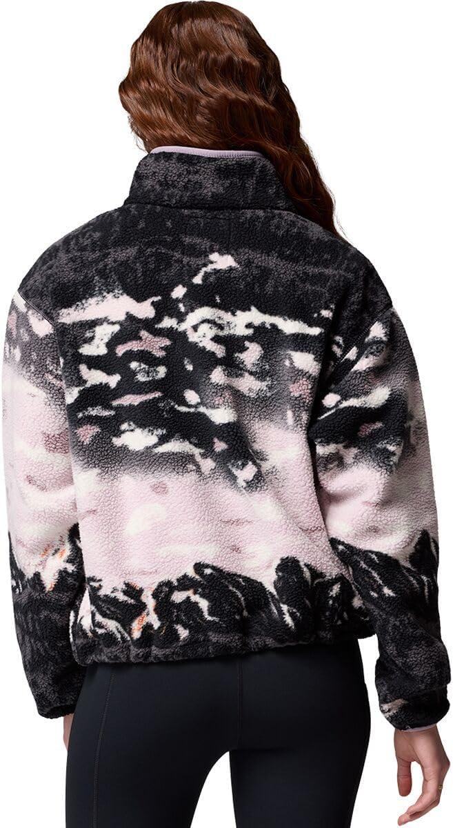 imageColumbia womens Helvetia Ii Printed Cropped Half SnapShale Purple SistersShale Purple