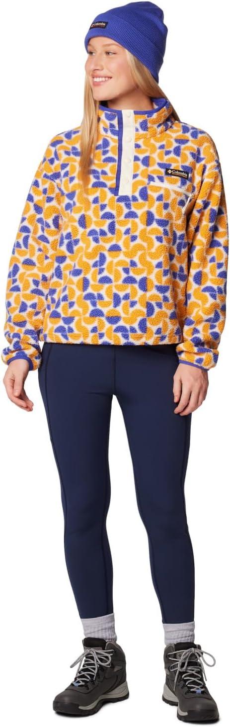 imageColumbia womens Helvetia Ii Printed Cropped Half SnapSunstone Retroscape