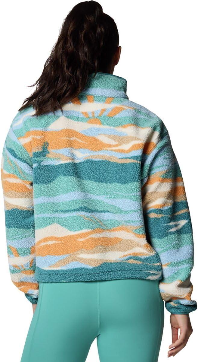 imageColumbia womens Helvetia Ii Printed Cropped Half SnapTeal Rogue Valley
