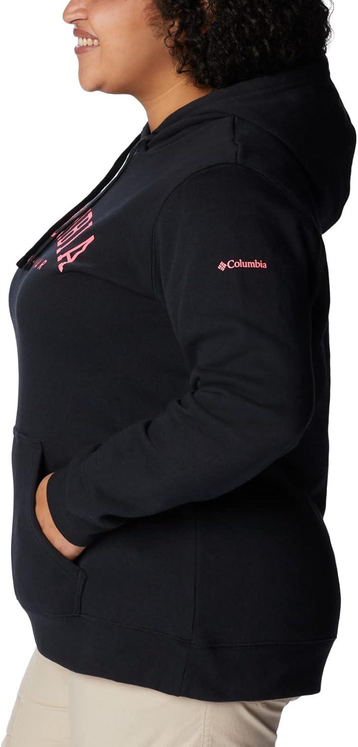 imageColumbia womens Trek Graphic Treatment HoodieBlackCsc Collegiate