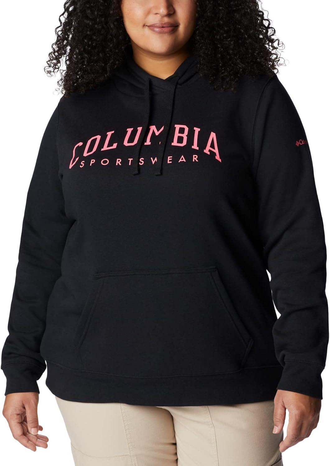 imageColumbia womens Trek Graphic Treatment HoodieBlackCsc Collegiate