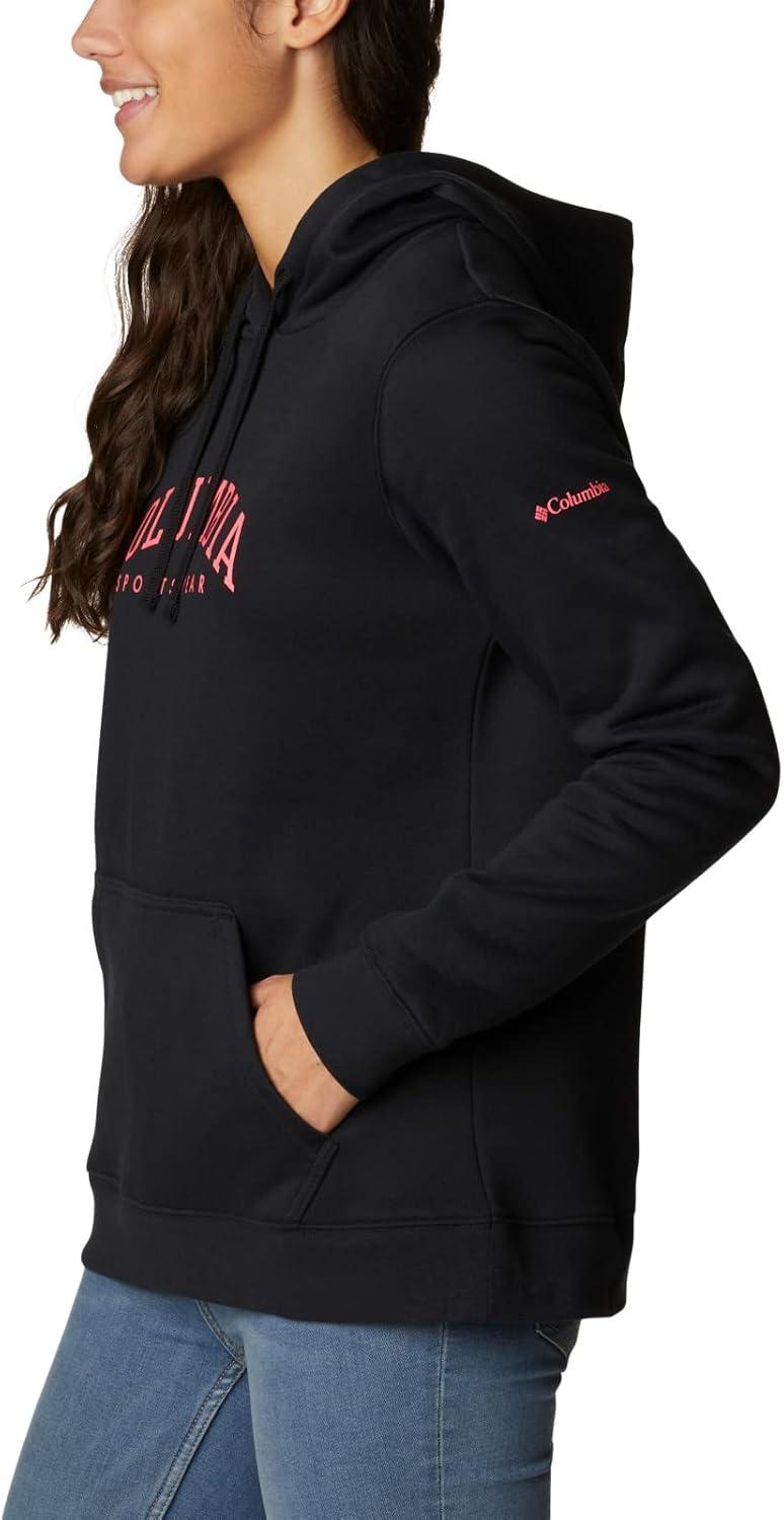 imageColumbia womens Trek Graphic Treatment HoodieBlackCsc Collegiate