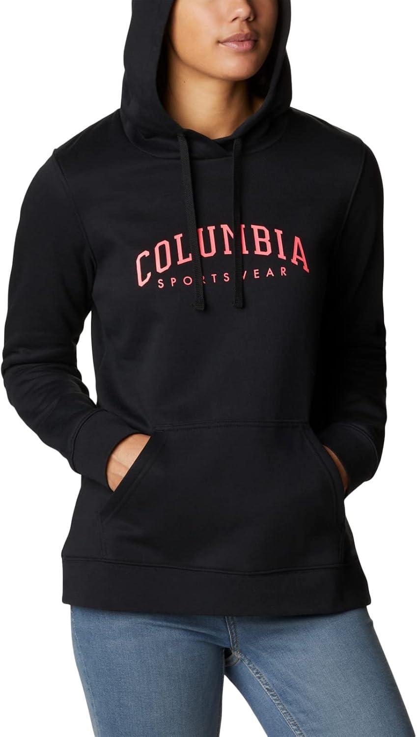 imageColumbia womens Trek Graphic Treatment HoodieBlackCsc Collegiate