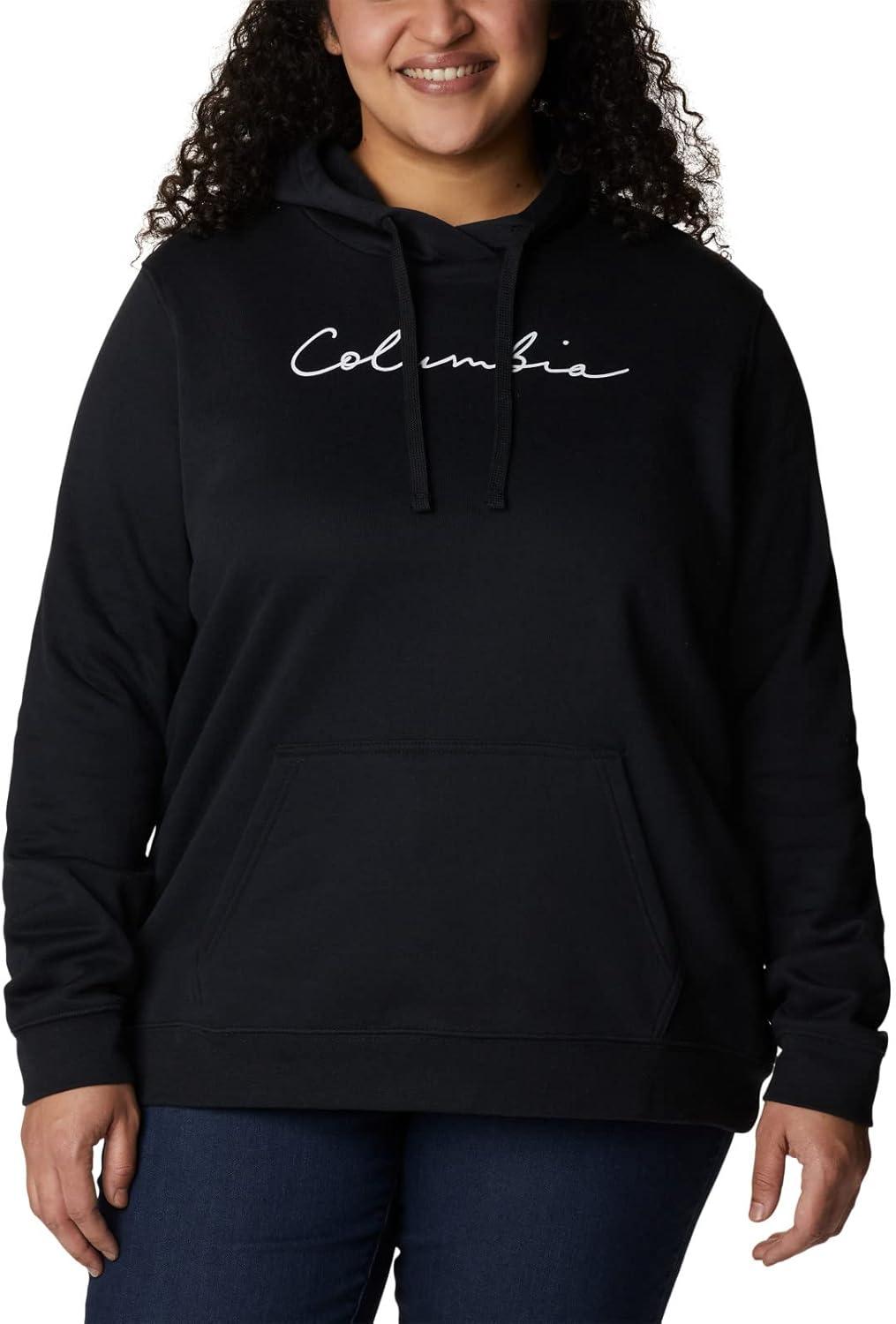 imageColumbia womens Trek Graphic Treatment HoodieBlackScript Logo