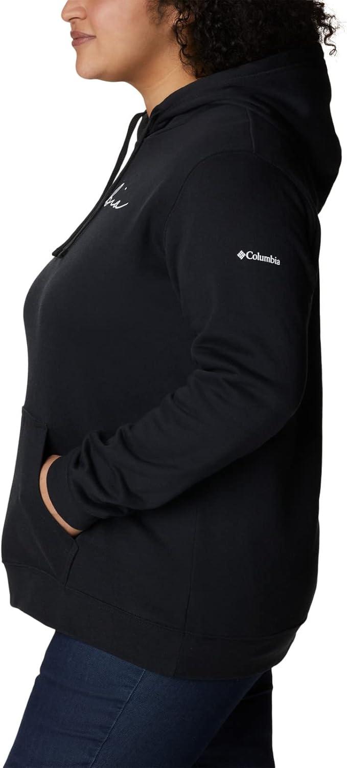 imageColumbia womens Trek Graphic Treatment HoodieBlackScript Logo