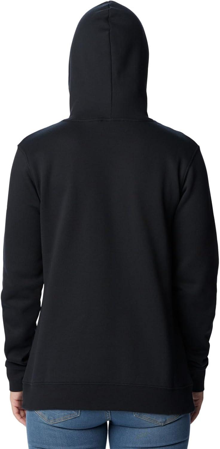 imageColumbia womens Trek Graphic Treatment HoodieBlackWhite Logo