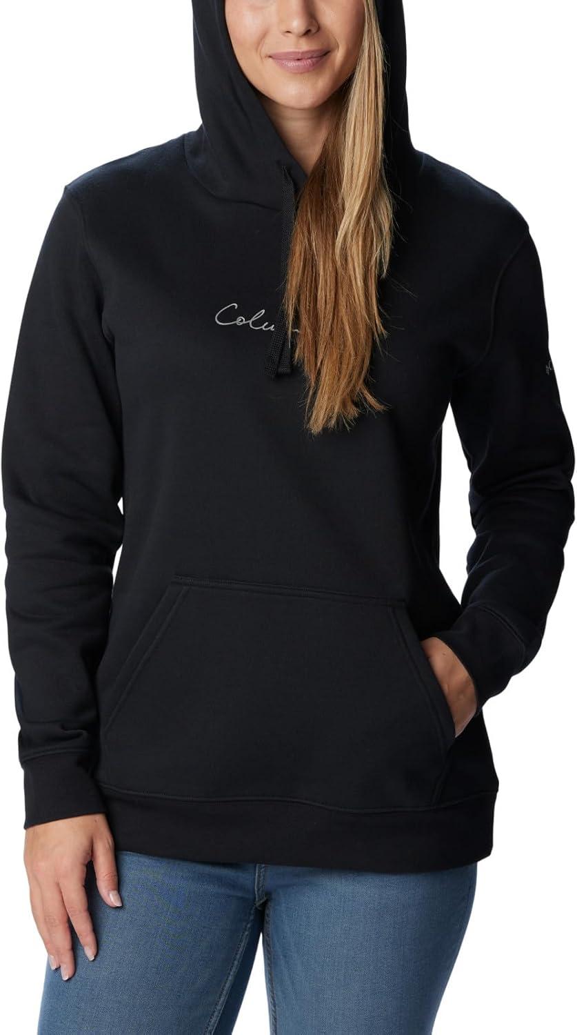 imageColumbia womens Trek Graphic Treatment HoodieBlackWhite Logo