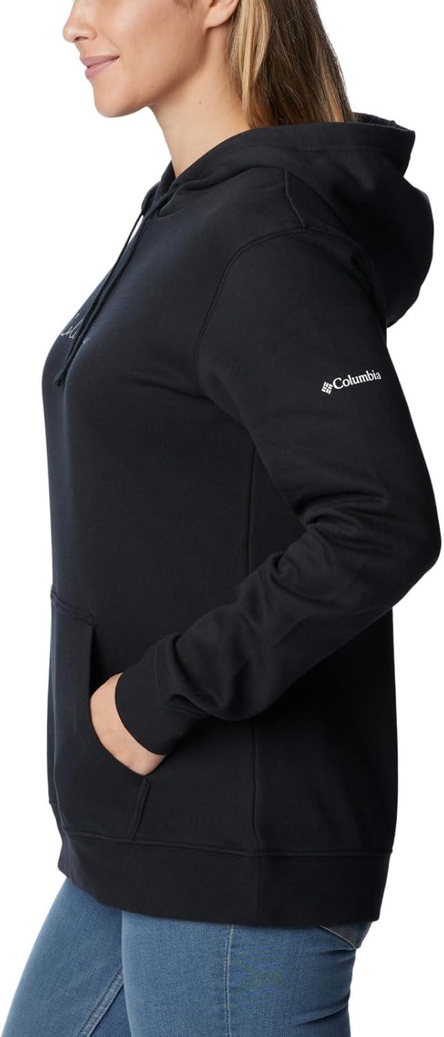 imageColumbia womens Trek Graphic Treatment HoodieBlackWhite Logo