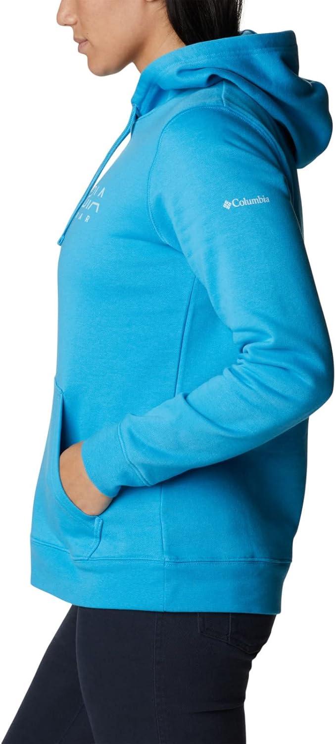imageColumbia womens Trek Graphic Treatment HoodieBlue ChillColumbia Stencil