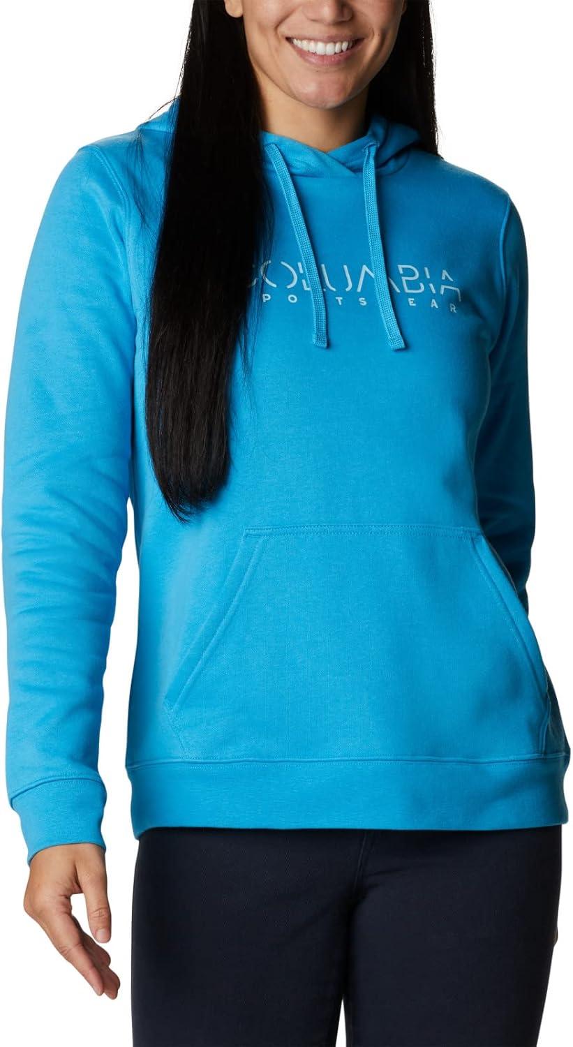 imageColumbia womens Trek Graphic Treatment HoodieBlue ChillColumbia Stencil