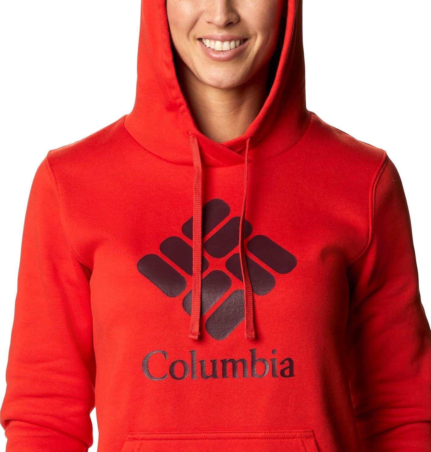 imageColumbia womens Trek Graphic Treatment HoodieBold OrangeStacked Gem