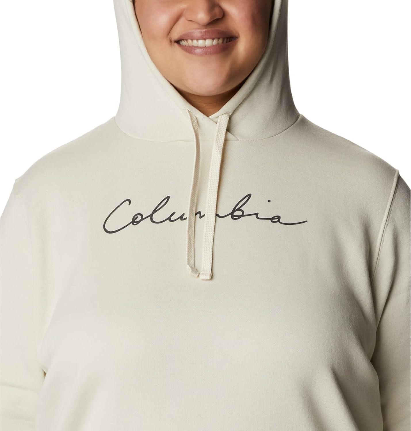 imageColumbia womens Trek Graphic Treatment HoodieChalkScript Logo