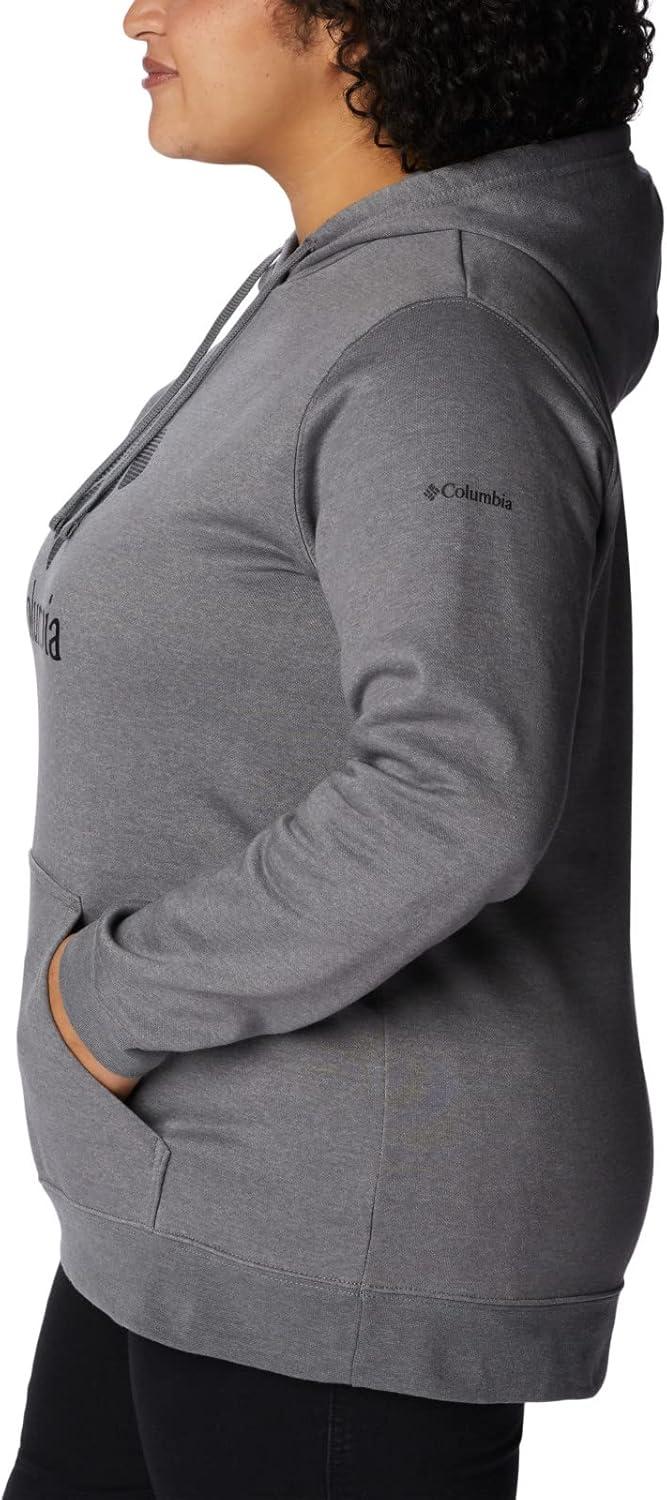 imageColumbia womens Trek Graphic Treatment HoodieCity Grey HeatherBlack Csc Stacked Logo