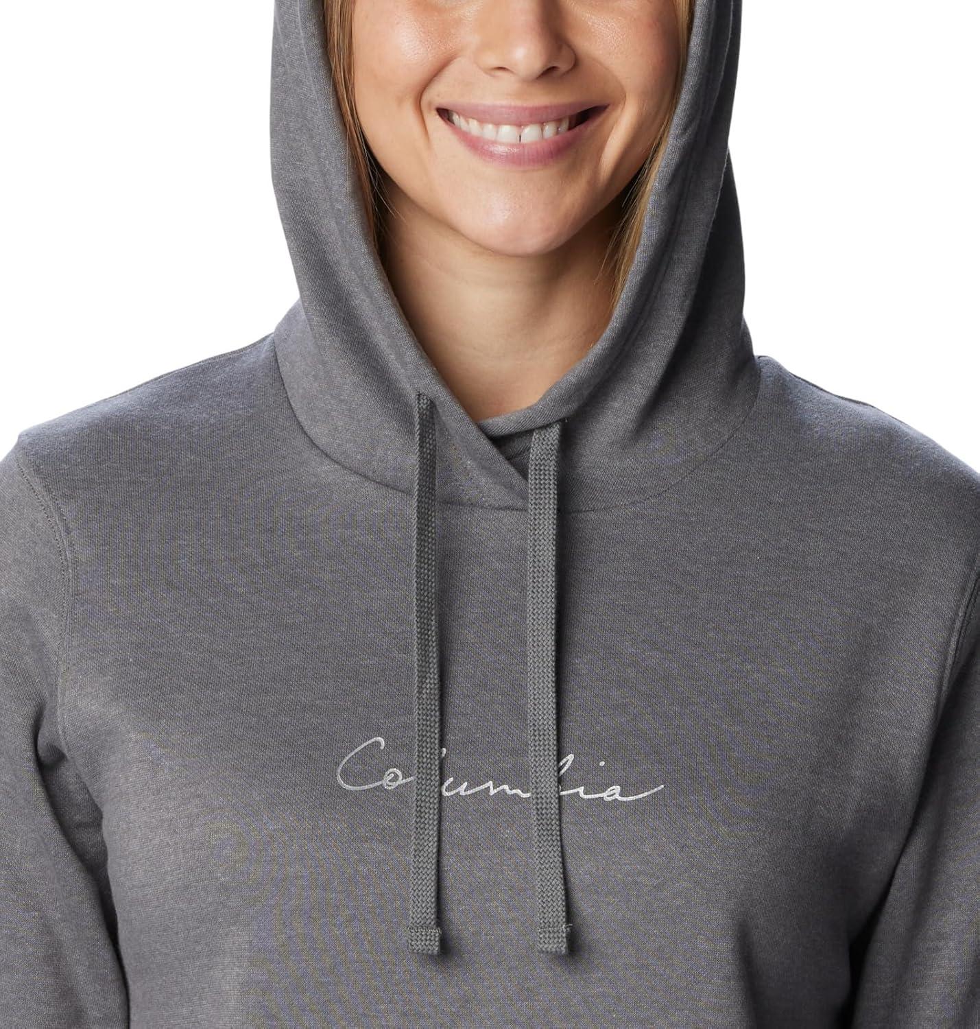 imageColumbia womens Trek Graphic Treatment HoodieCity Grey HeatherWhite Logo
