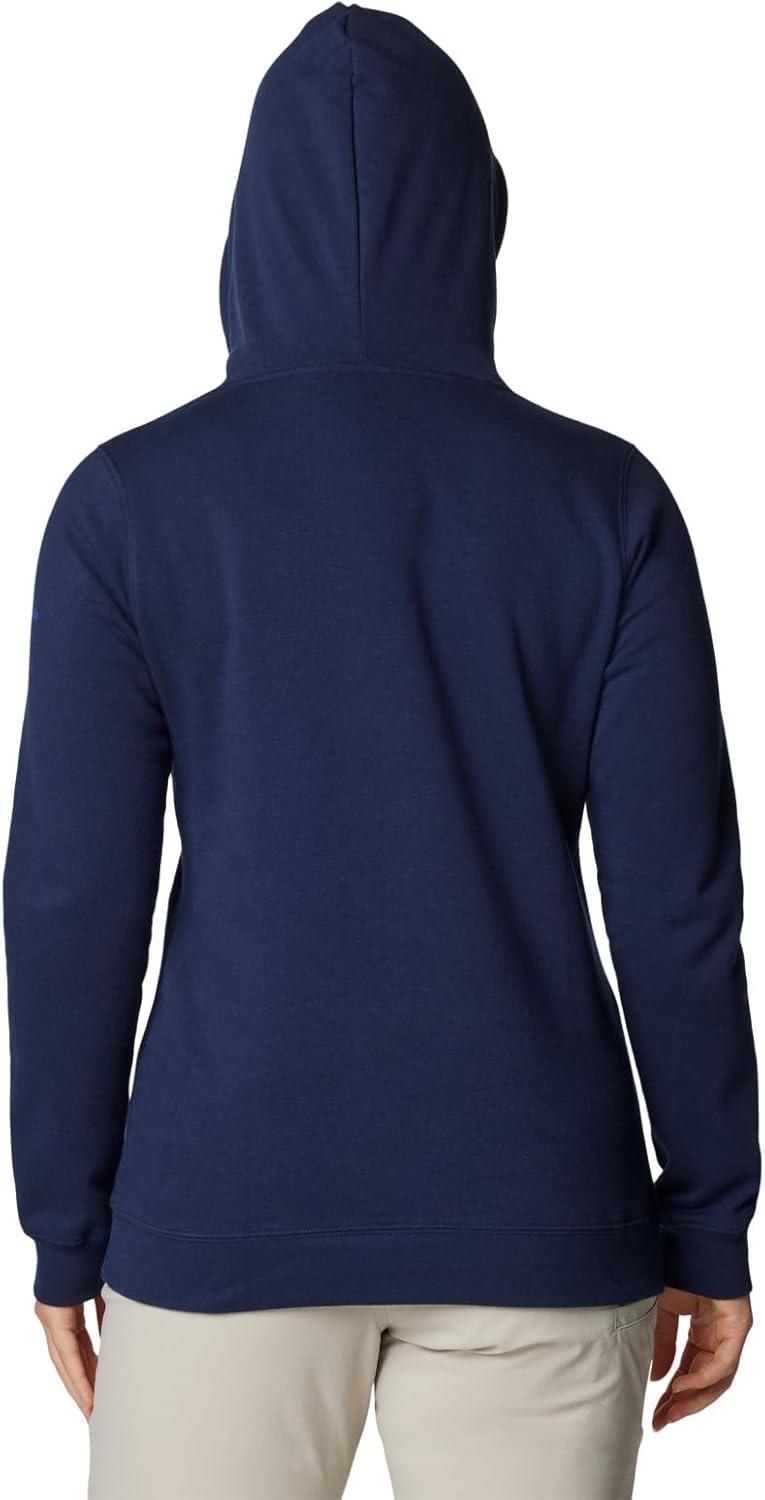 imageColumbia womens Trek Graphic Treatment HoodieCollegiate NavyCasual Script